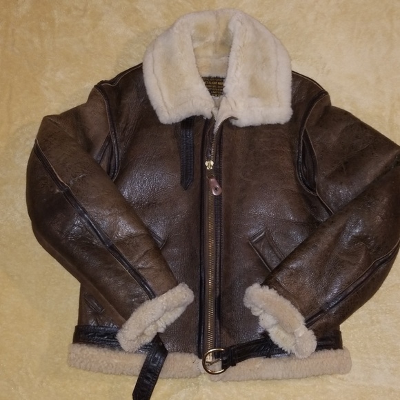 avirex shearling jacket